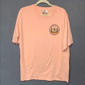 TGT Peach Graphic Tee Best In The West